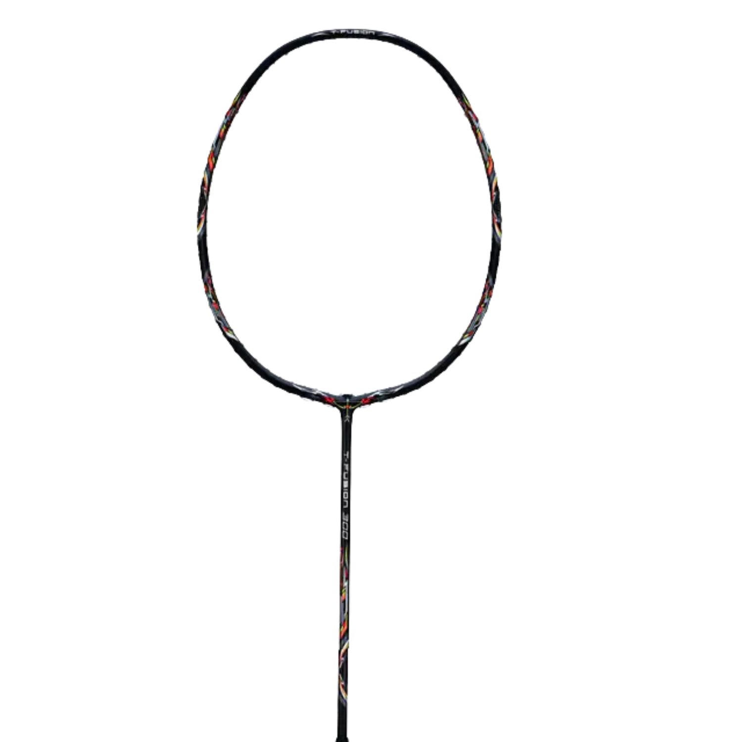 Hundred T-Fusion 300 4U Badminton Racket - Black Badminton Rackets Hundred