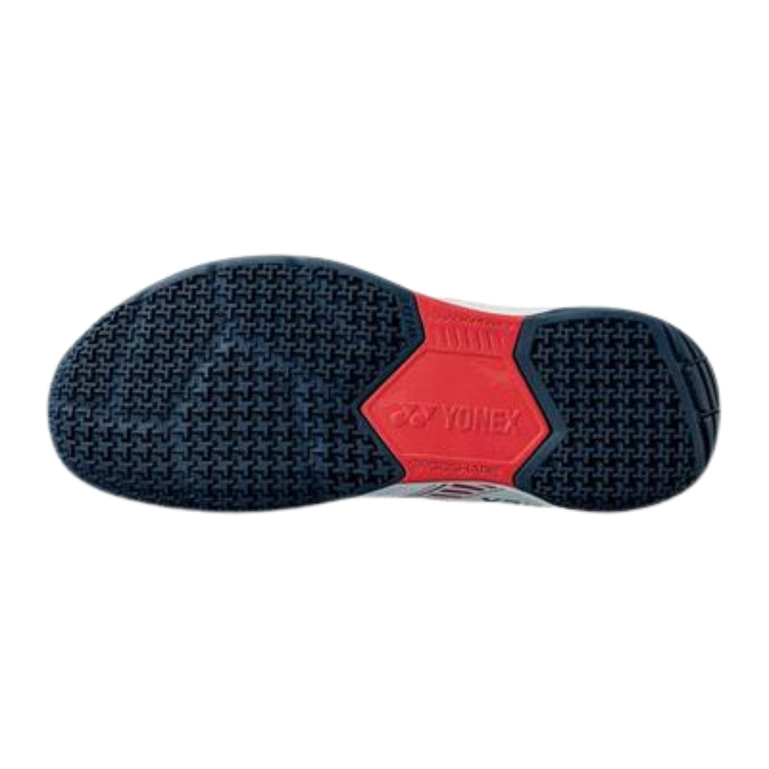 Yonex SHBSF1WEX PC Strider Flow Wide Badminton Shoes Men - White/Red Badminton Shoes Yonex
