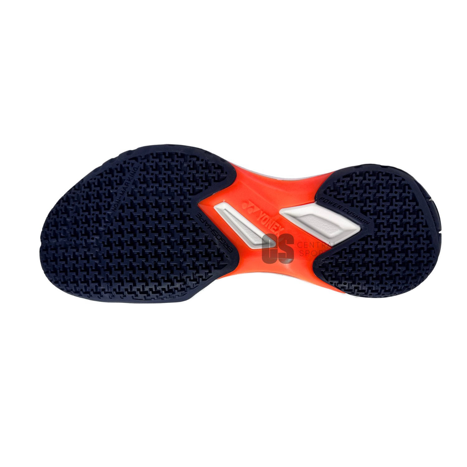 Yonex Power Cushion Strider Beat SHBSB1EX Badminton Shoes Mens (White/Orange) Badminton Shoes Yonex