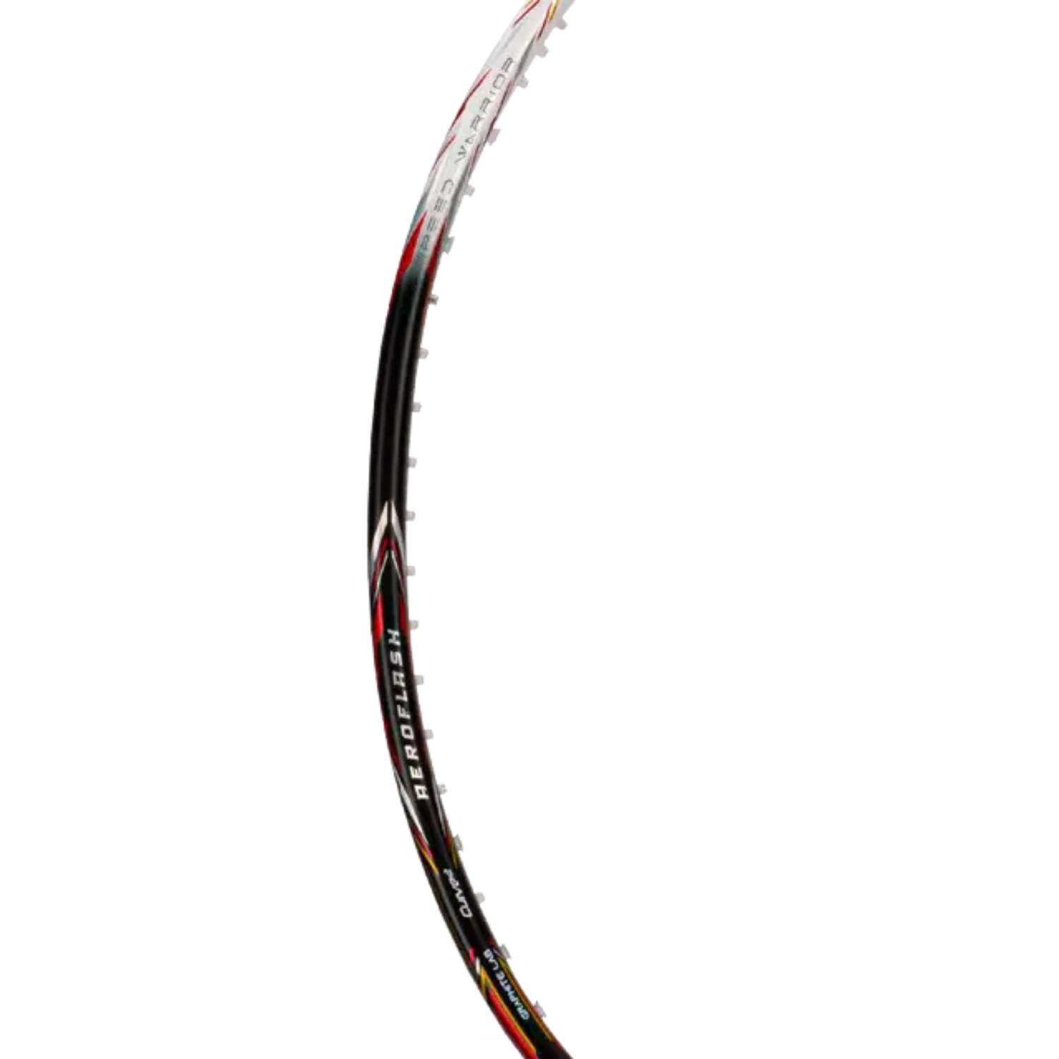 Hundred Aeroflash 8000 Attack 4U Badminton Racket - Black/White/Silver Badminton Rackets Hundred