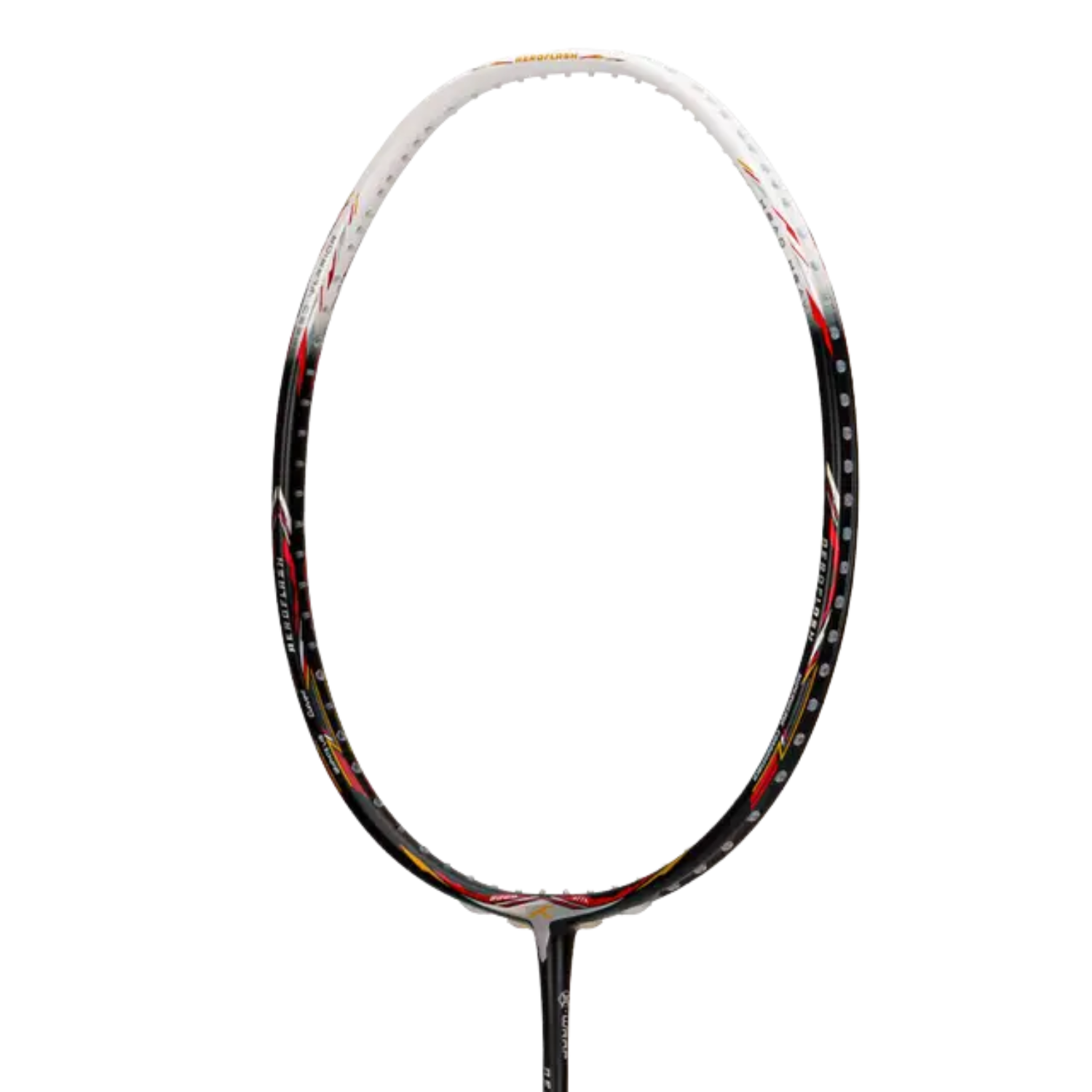 Hundred Aeroflash 8000 Attack 4U Badminton Racket - Black/White/Silver Badminton Rackets Hundred