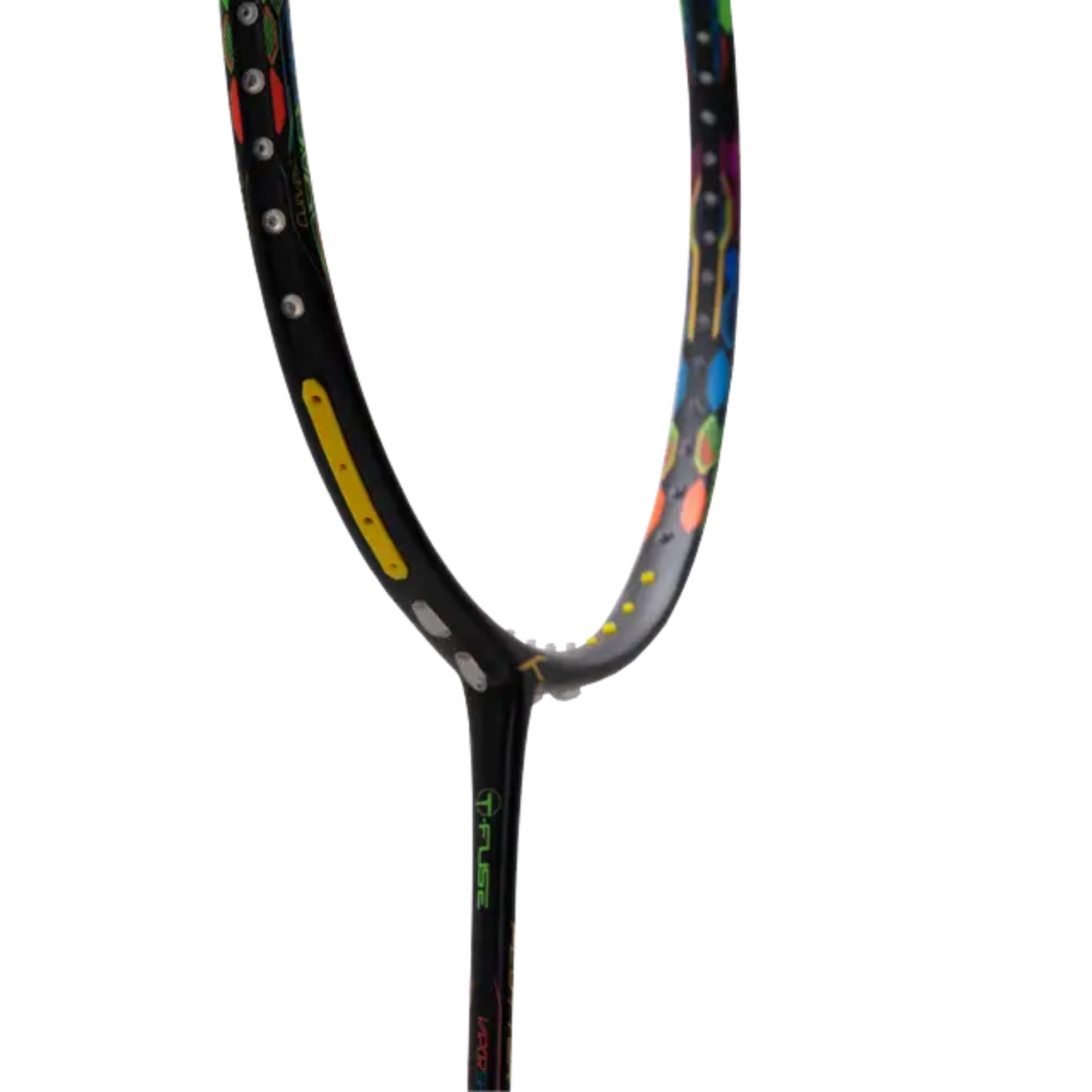 Hundred Flutter 7 Attack 4U Badminton Racket - Black/Red Badminton Rackets Hundred