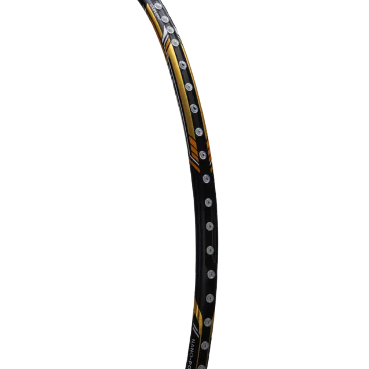 Hundred Nuclear 72 Badminton Racket, Black/White/Gold, alternative view