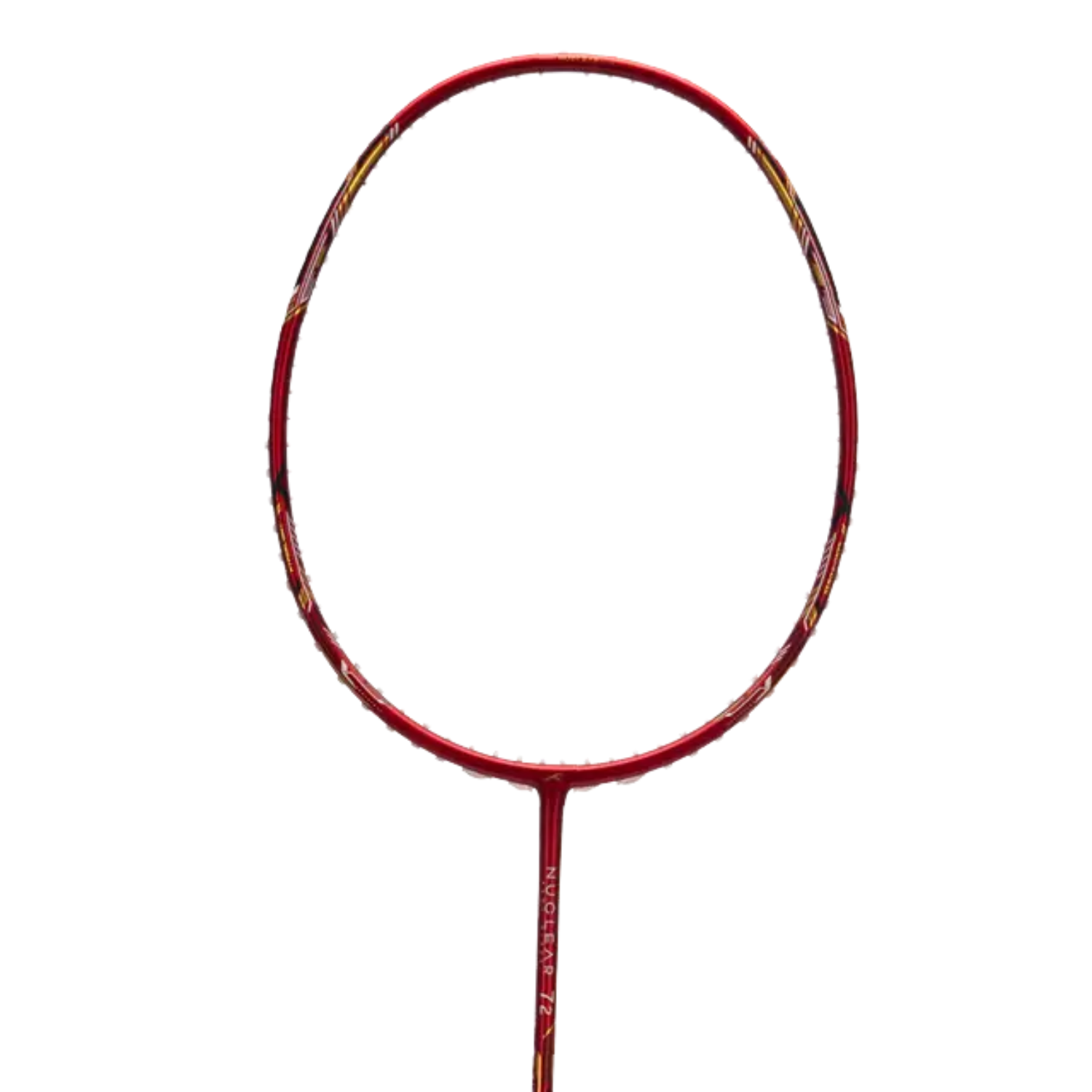 Hundred Nuclear 72 6U Badminton Racket - Dark Red/Black/Gold Badminton Rackets Hundred