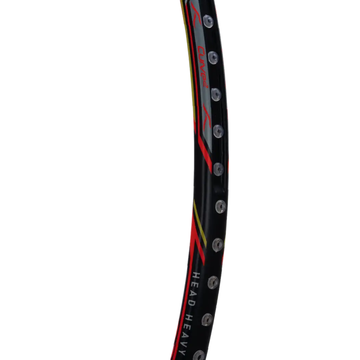 Hundred Atomic X 38 Power Badminton Racket - Charcoal/Red Badminton Rackets Hundred