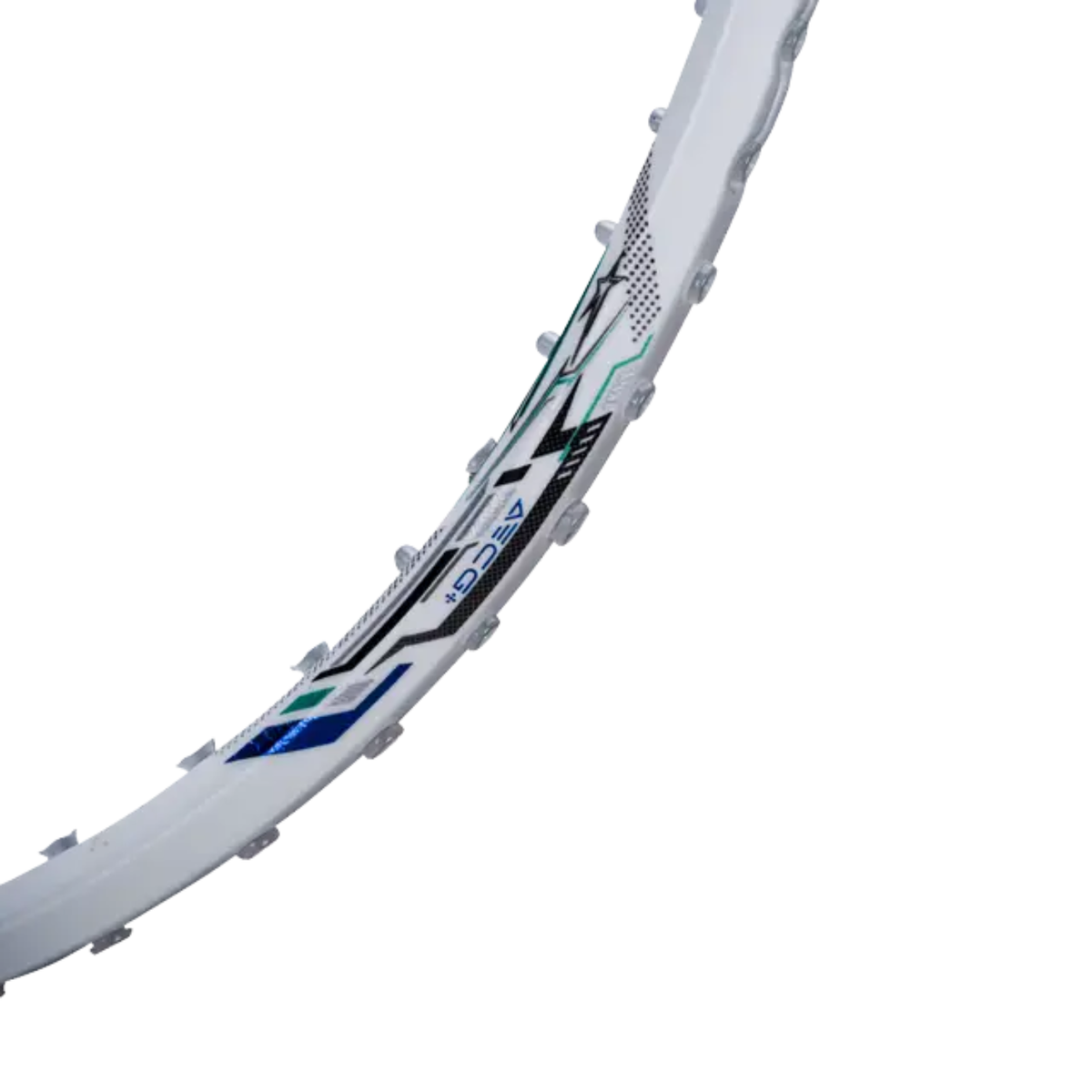 Hundred T-Fusion 300 Badminton Racket, White, view 10