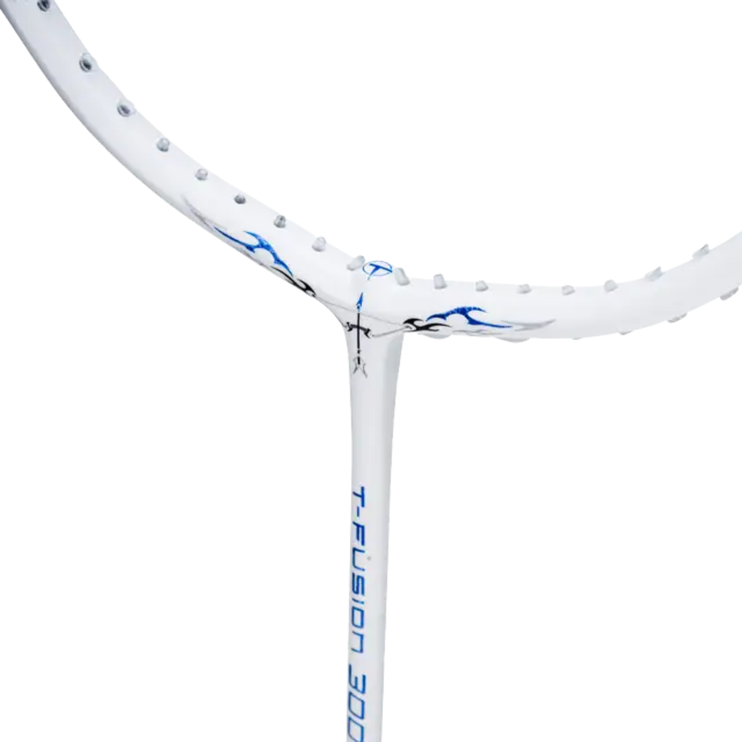 Hundred T-Fusion 300 4U Badminton Racket - White Badminton Rackets Hundred