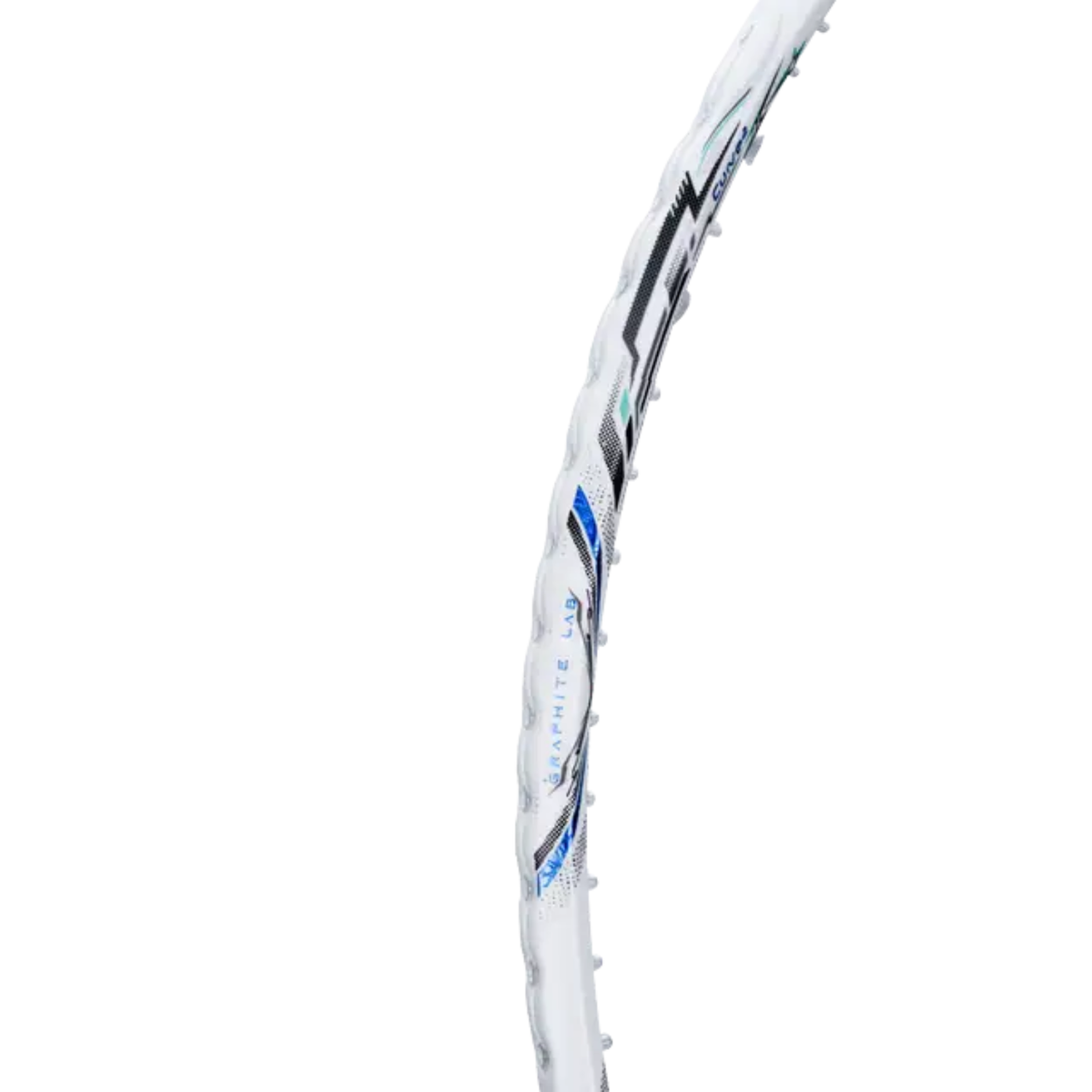 Hundred T-Fusion 300 Badminton Racket, White, alternative view