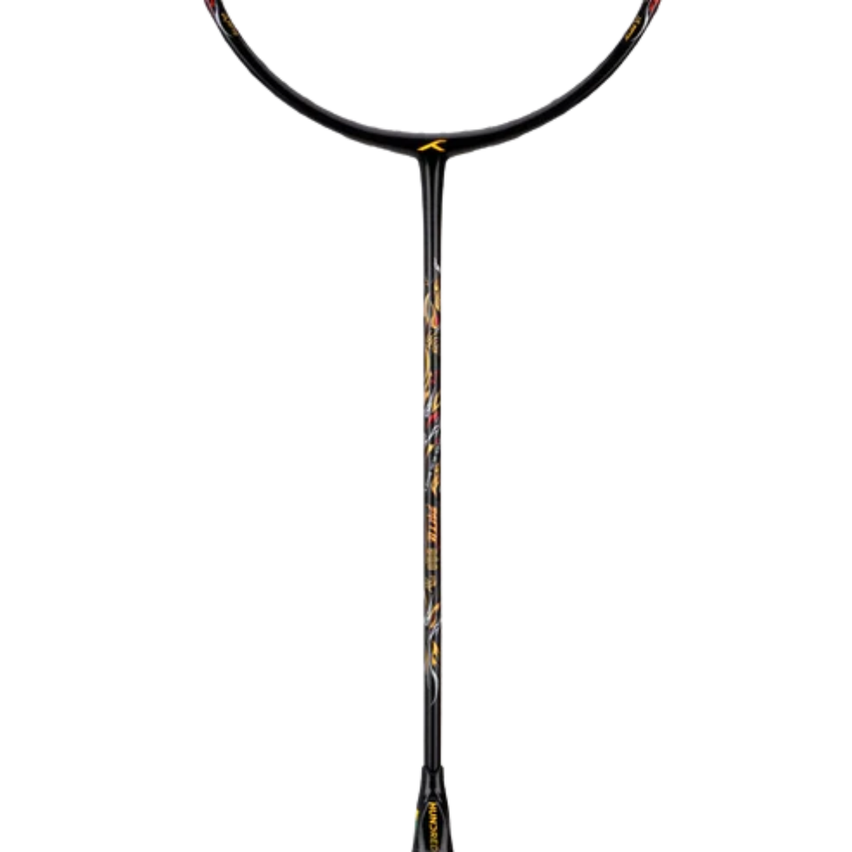 Hundred Battle 900 Badminton Racket, Black, packaging view