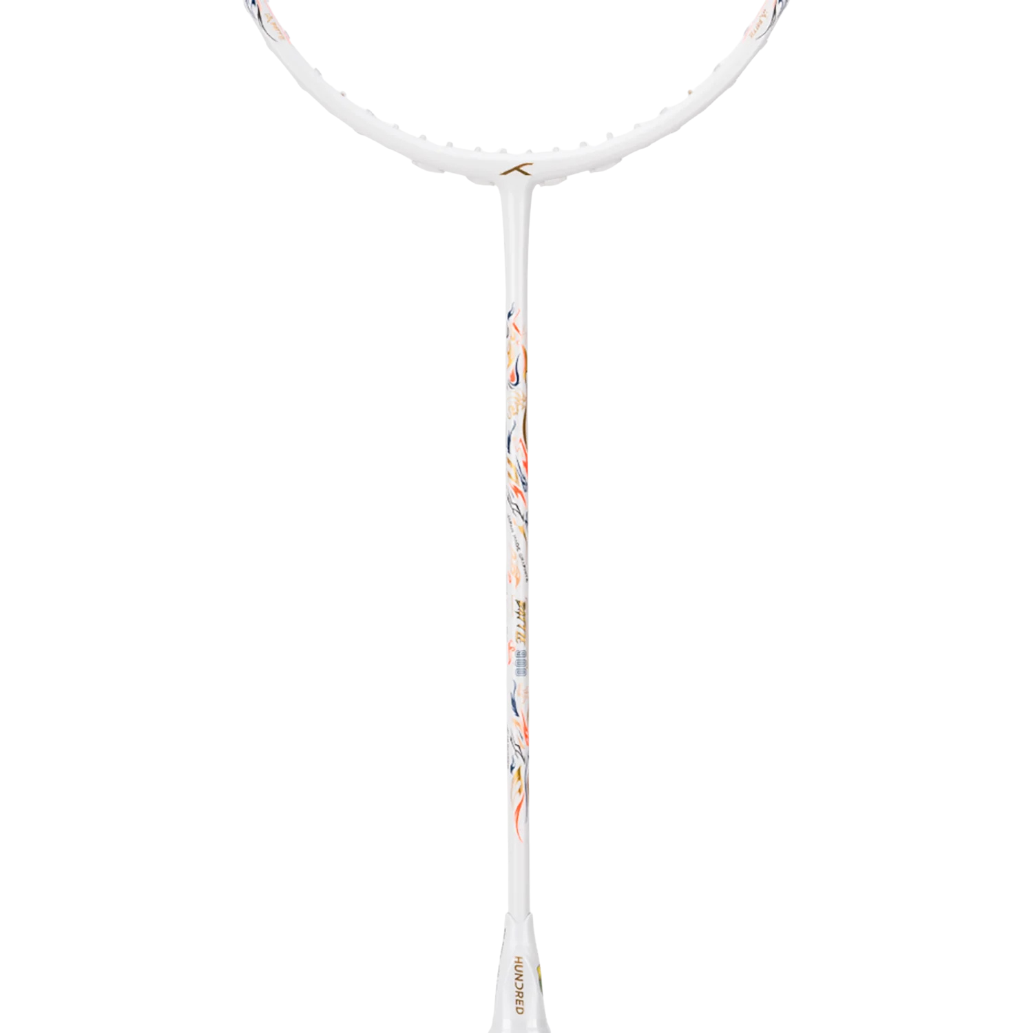 Hundred Battle 900 4U Badminton Racket - White Badminton Rackets Hundred