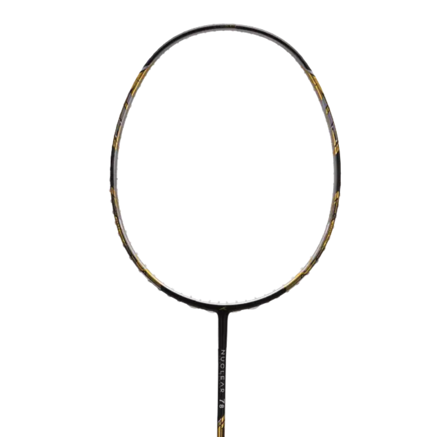 Hundred Nuclear 78 5U Badminton Racket - Black/Gold Badminton Rackets Hundred