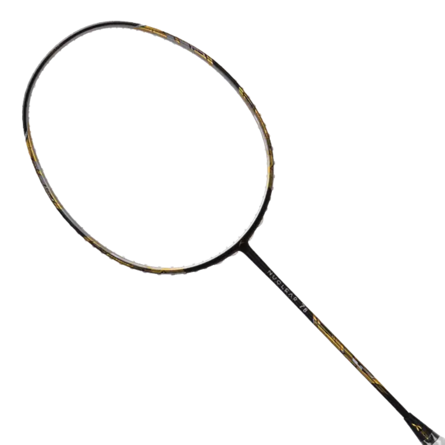 Hundred Nuclear 78 5U Badminton Racket - Black/Gold Badminton Rackets Hundred
