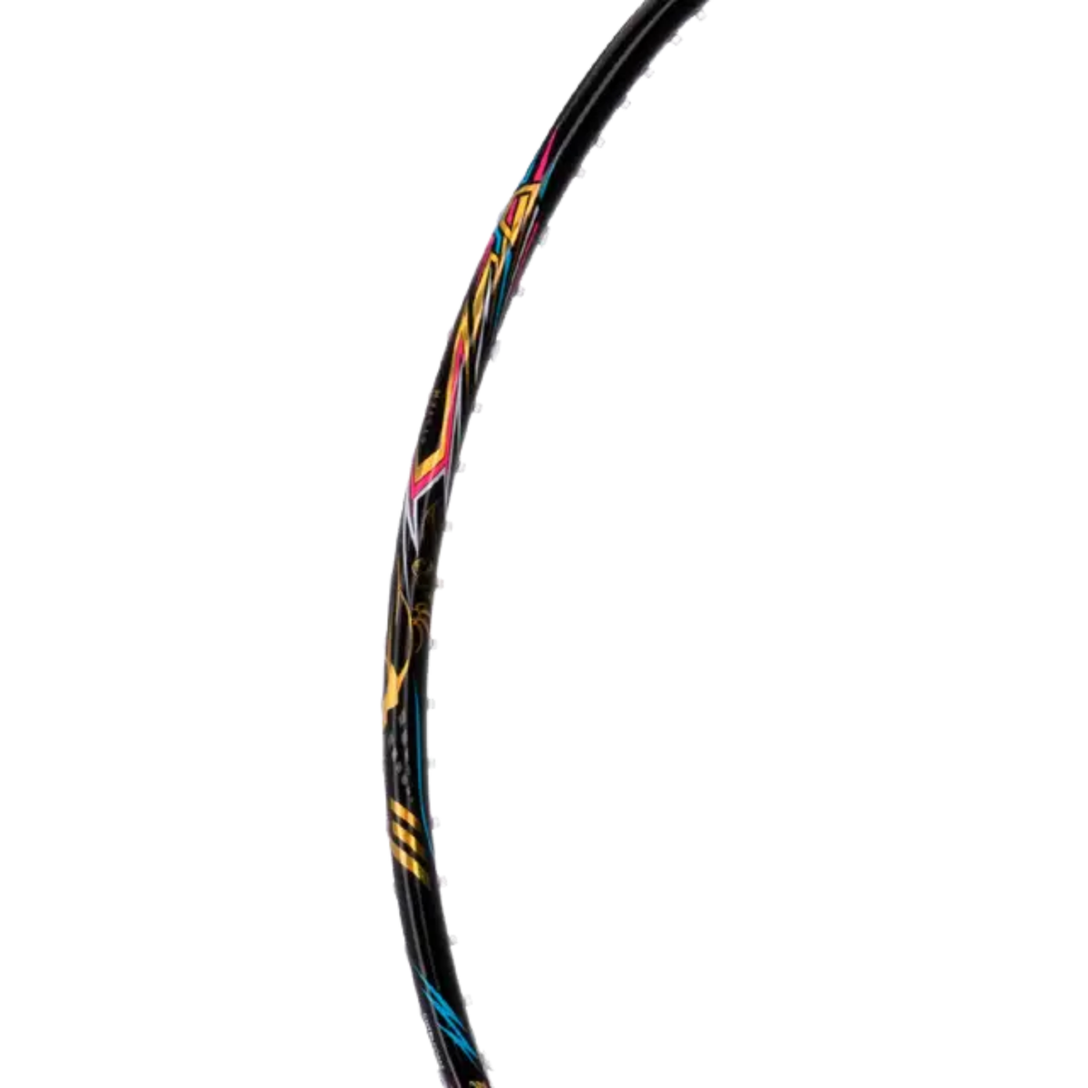 Hundred Battle 700 Badminton Racket, Black/Gold/Blue, packaging view
