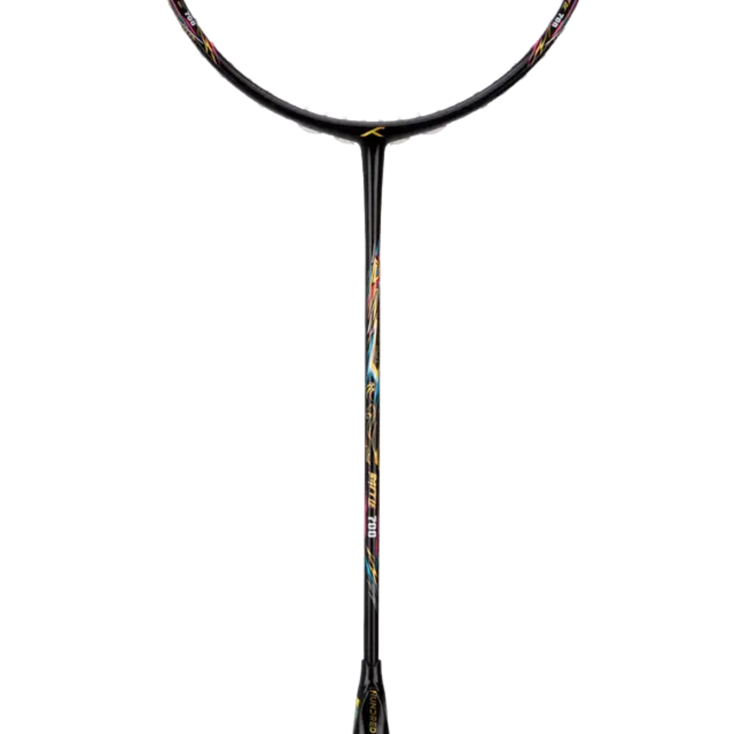 Hundred Battle 700 4U Badminton Racket - Black/Gold/Blue Badminton Rackets Hundred