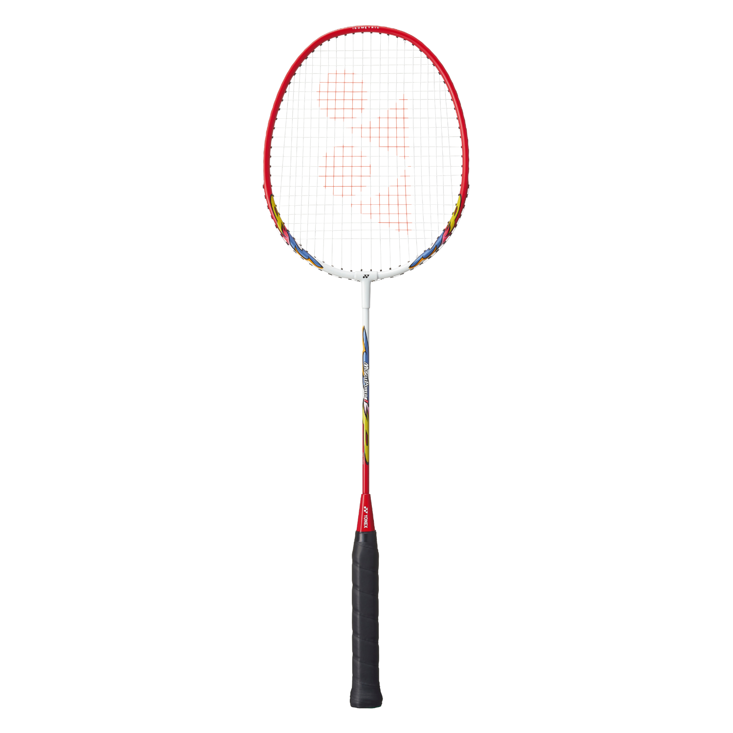 Yonex Muscle Power 1 Badminton Racket - White/Red Badminton Rackets Yonex