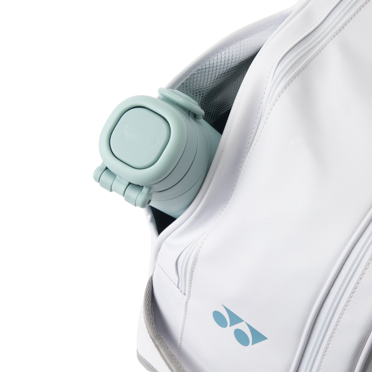 Yonex Expert Tournament Bag 2026, White, back view