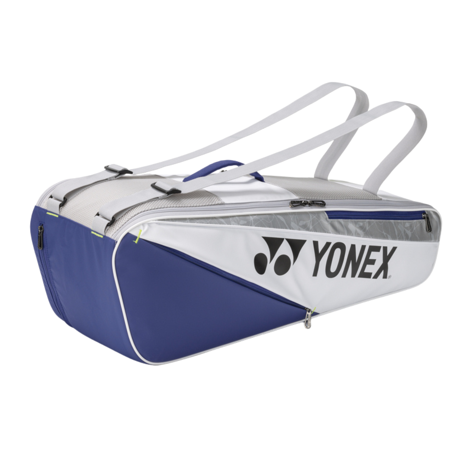 Yonex BA52526EX Club 6 Racket Bag - White/Blue Luggage Yonex