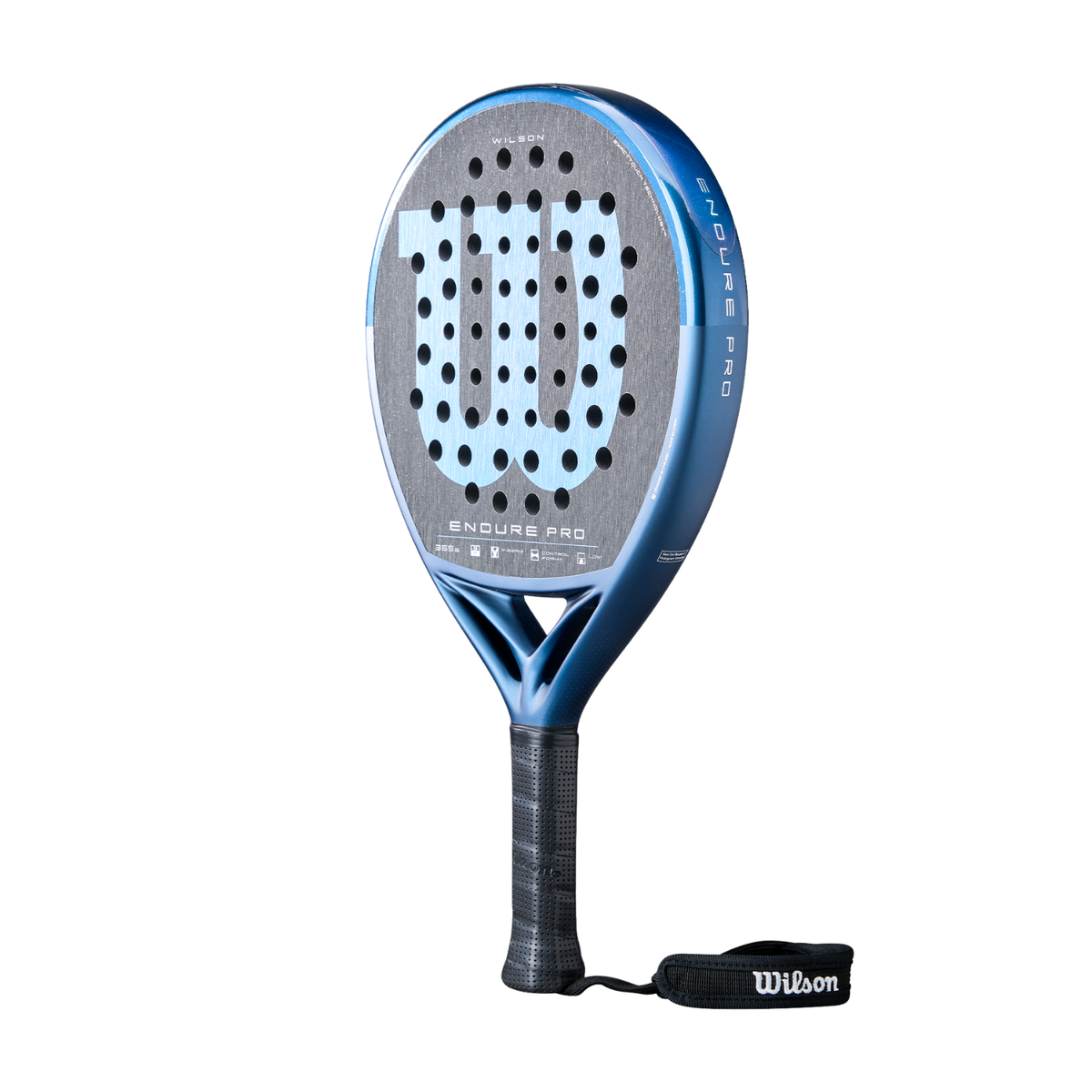 Wilson Endure Pro V1 2026 Padel Racket, Blue/Black, back view