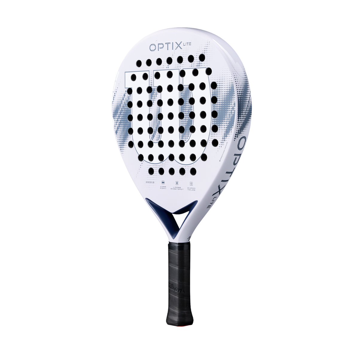 Wilson Optix V2 Lite 2026 Padel Racket, Lilac, back view