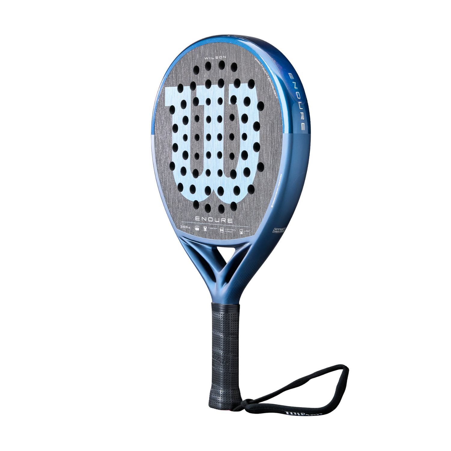 Wilson Endure V1 2026 Padel Racket, Blue/Black, side view