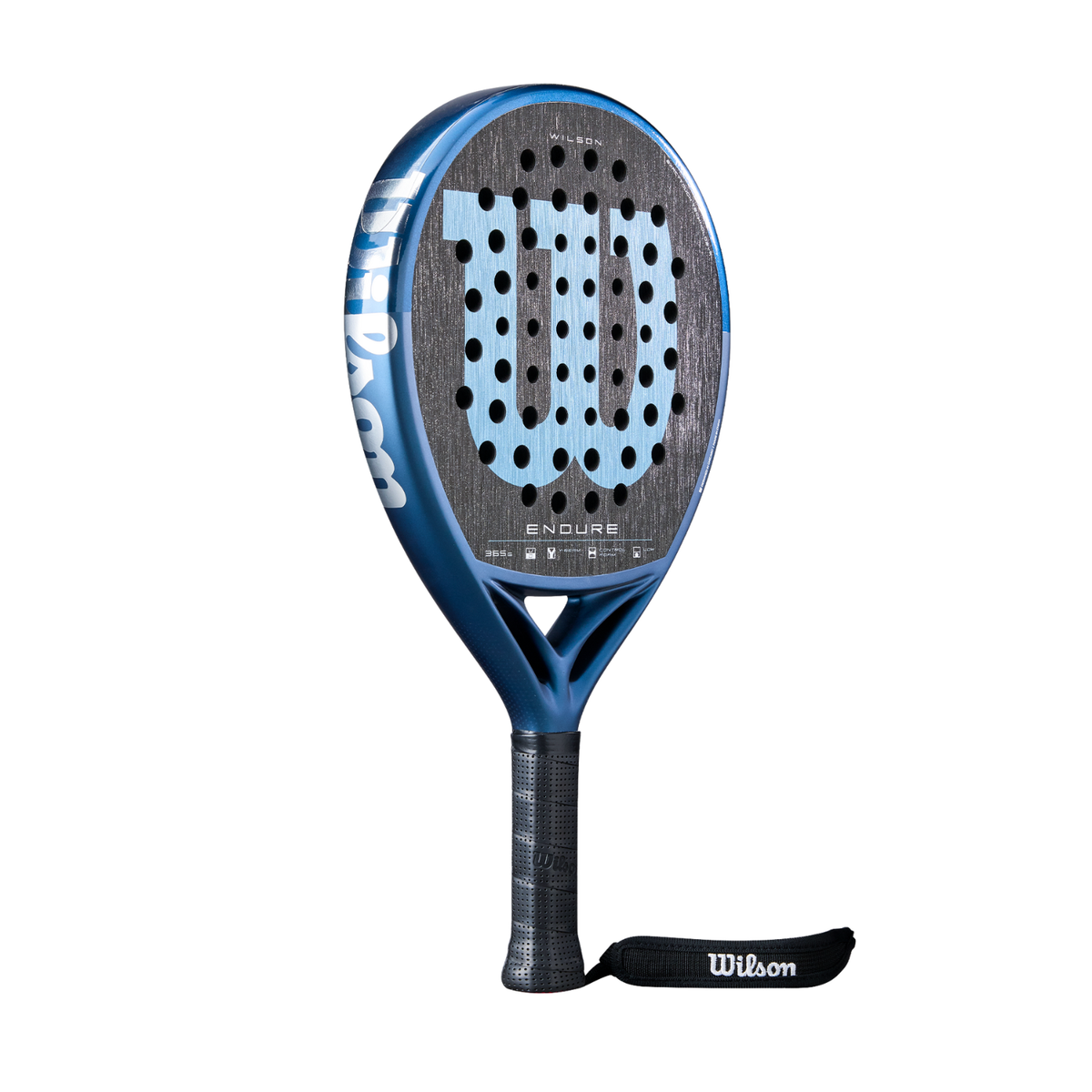 Wilson Endure V1 2026 Padel Racket, Blue/Black, back view
