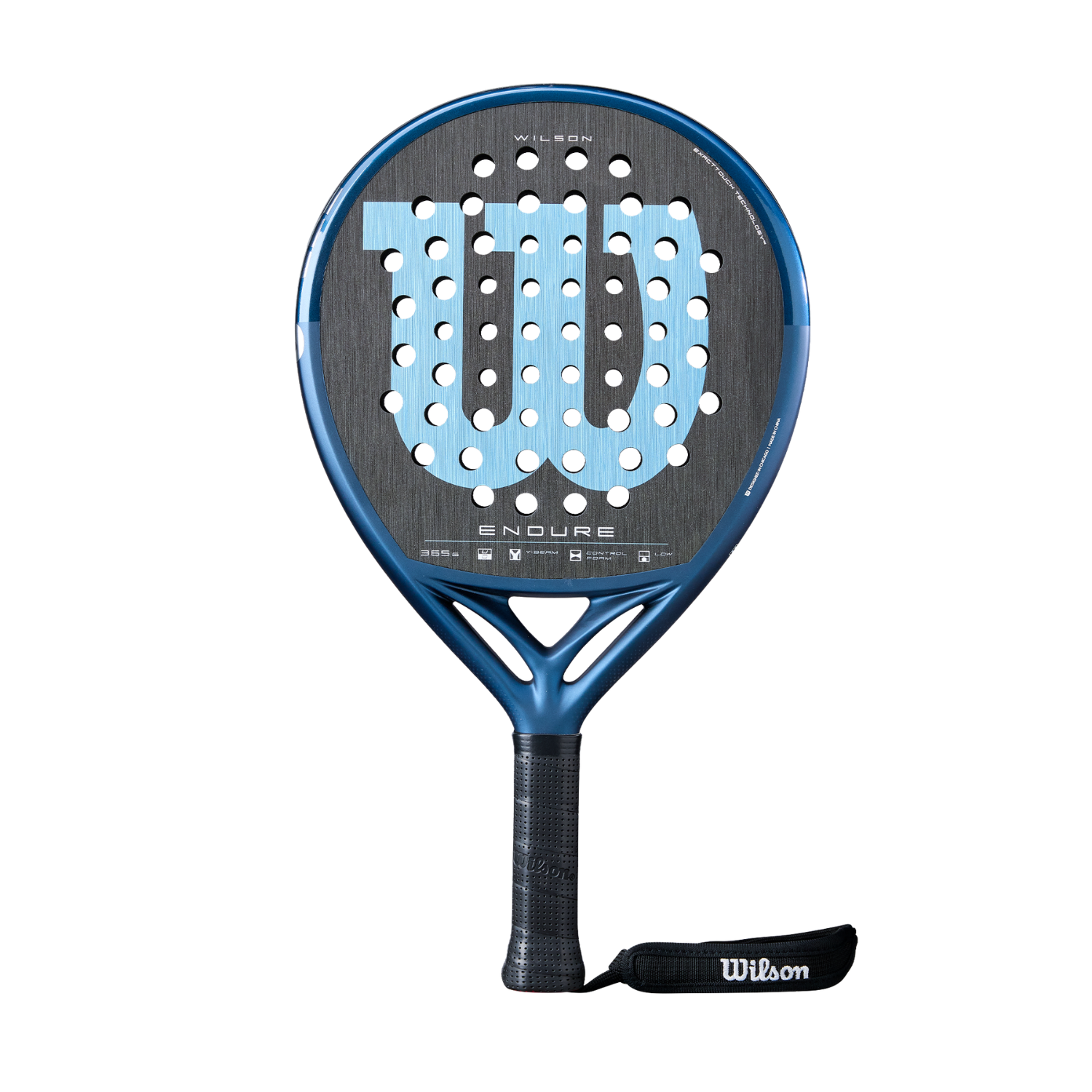 Wilson Endure V1 2026 Padel Racket, Blue/Black, front view