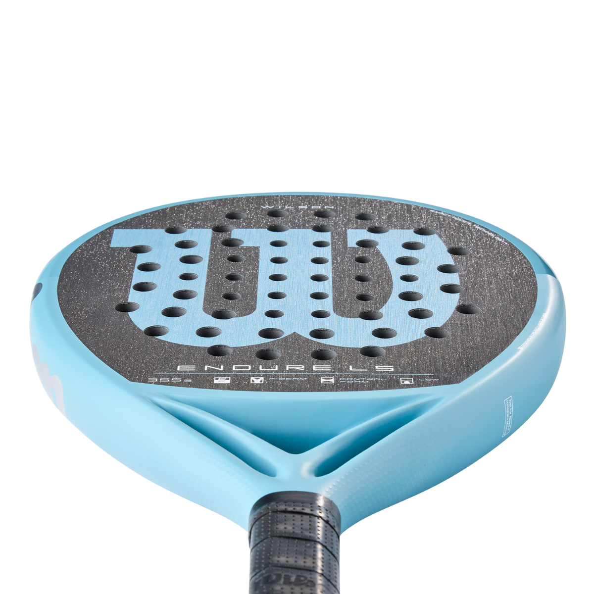 Wilson Endure LS V1 2026 Padel Racket, Blue/Black, detail view