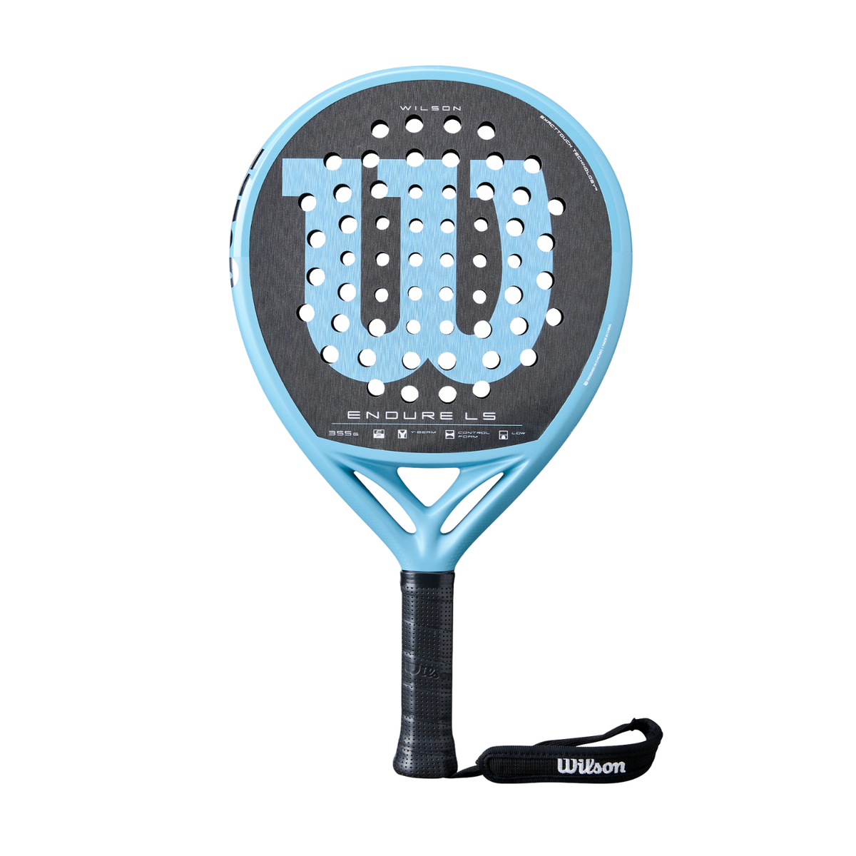 Wilson Endure LS V1 2026 Padel Racket, Blue/Black, front view