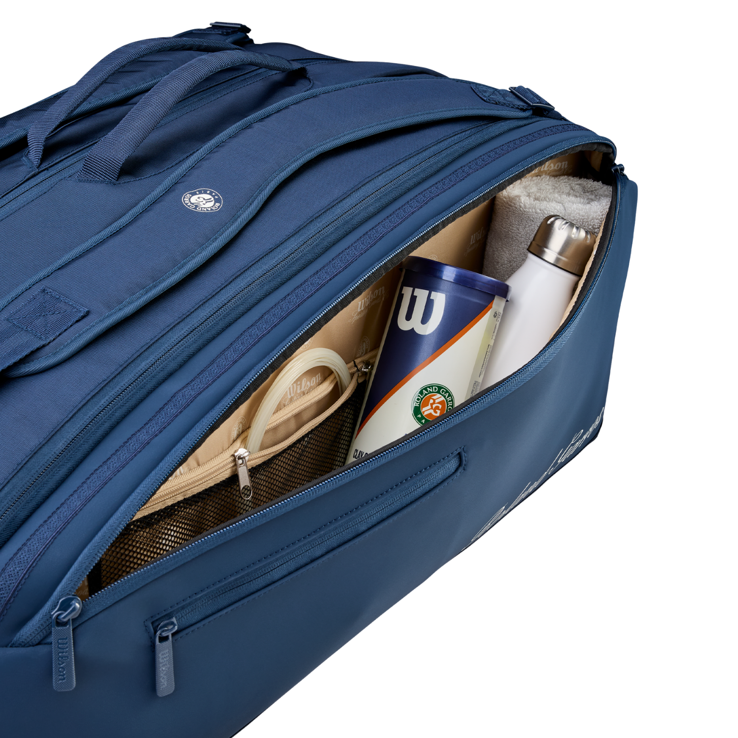 Wilson Roland Garros 2026 Session Soire 15 Racket Bag - Navy/Clay Luggage Wilson