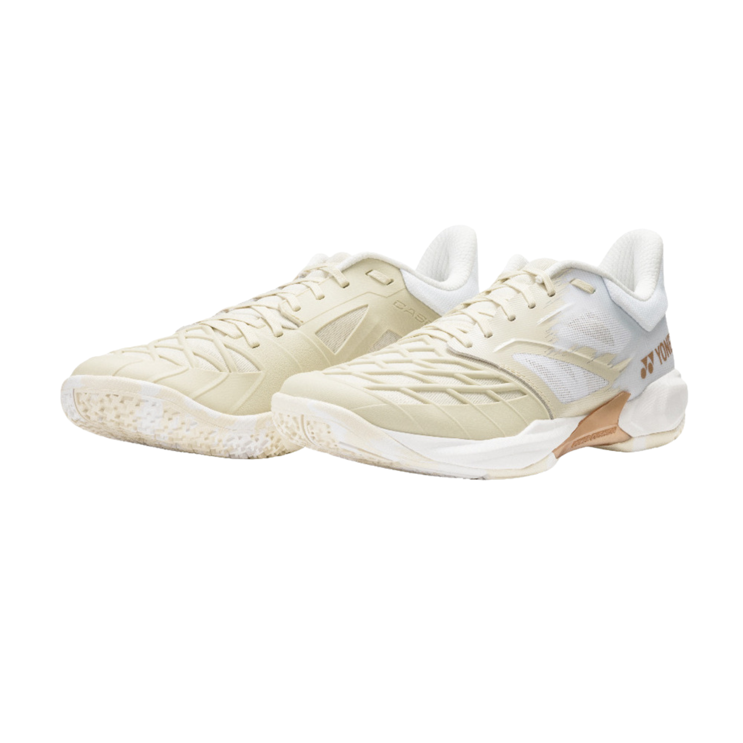 Yonex PC Cascade Drive Badminton Shoe Unisex - Light Beige Badminton Shoes Yonex