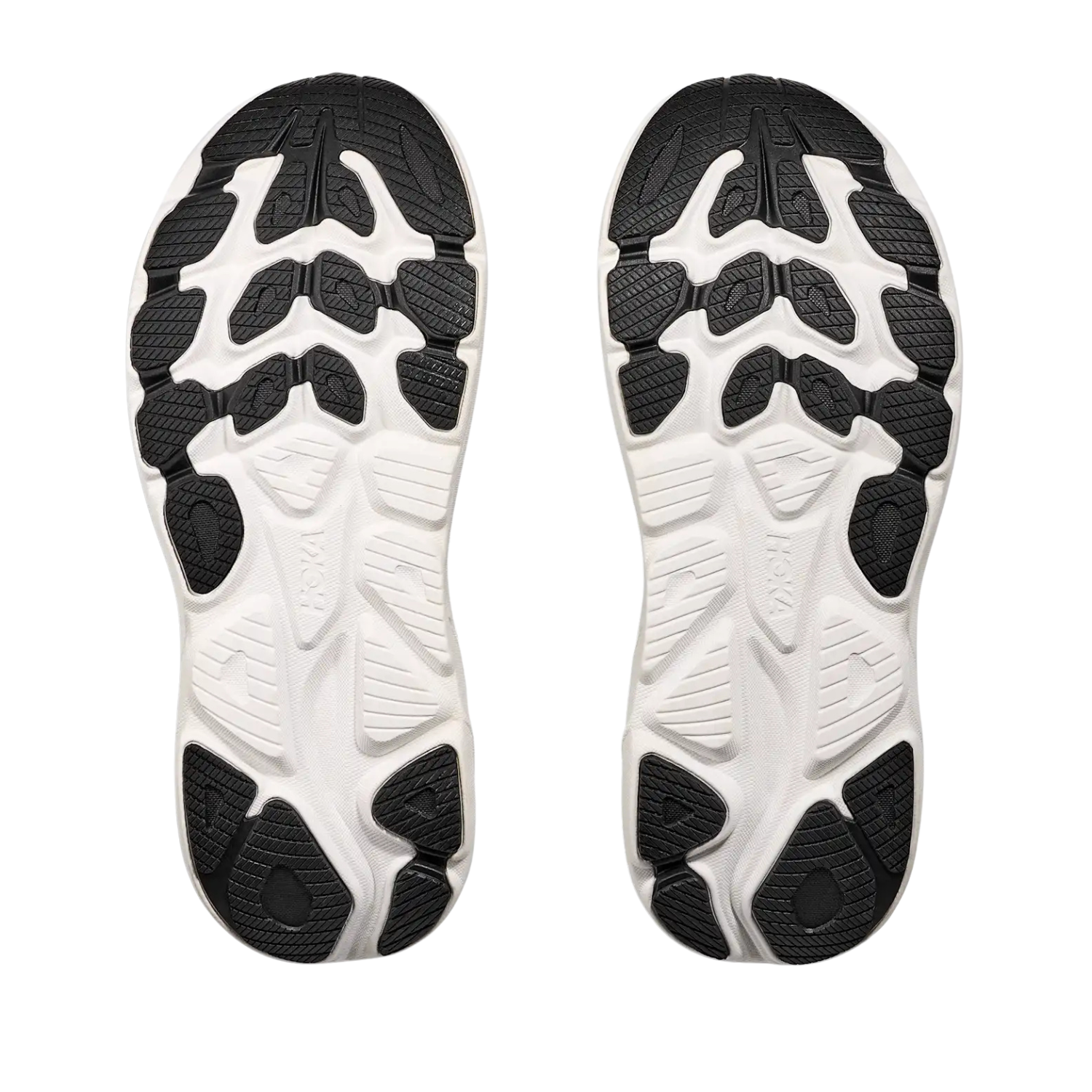 Hoka Clifton 10 Wide Running Shoe Women - Black/White Running Shoes Hoka