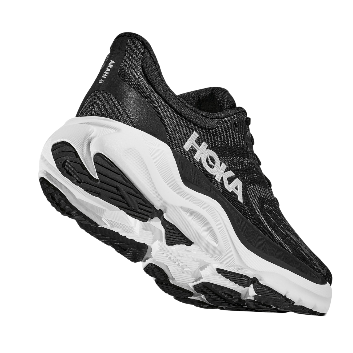 Hoka Arahi 8 Running Shoe Women - Black/White Running Shoes Hoka