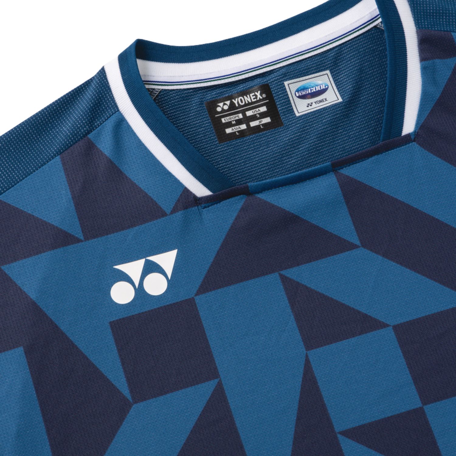 Yonex 10712YX Tournament Crew Neck Shirt Men - Indigo Blue Clothing Yonex