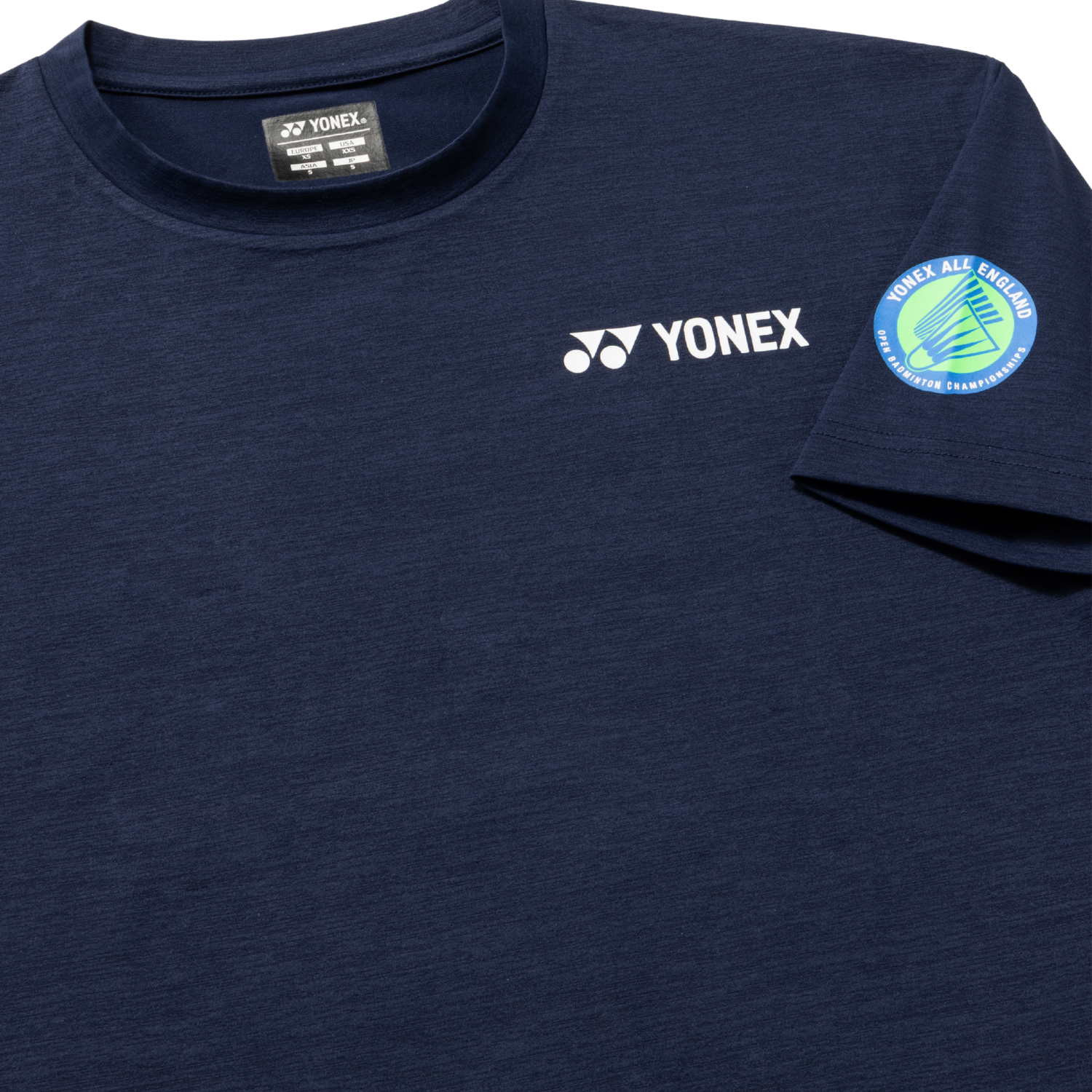 Yonex All England YOB26001EX Souvenir T-Shirt Unisex - Dark Navy Clothing Yonex