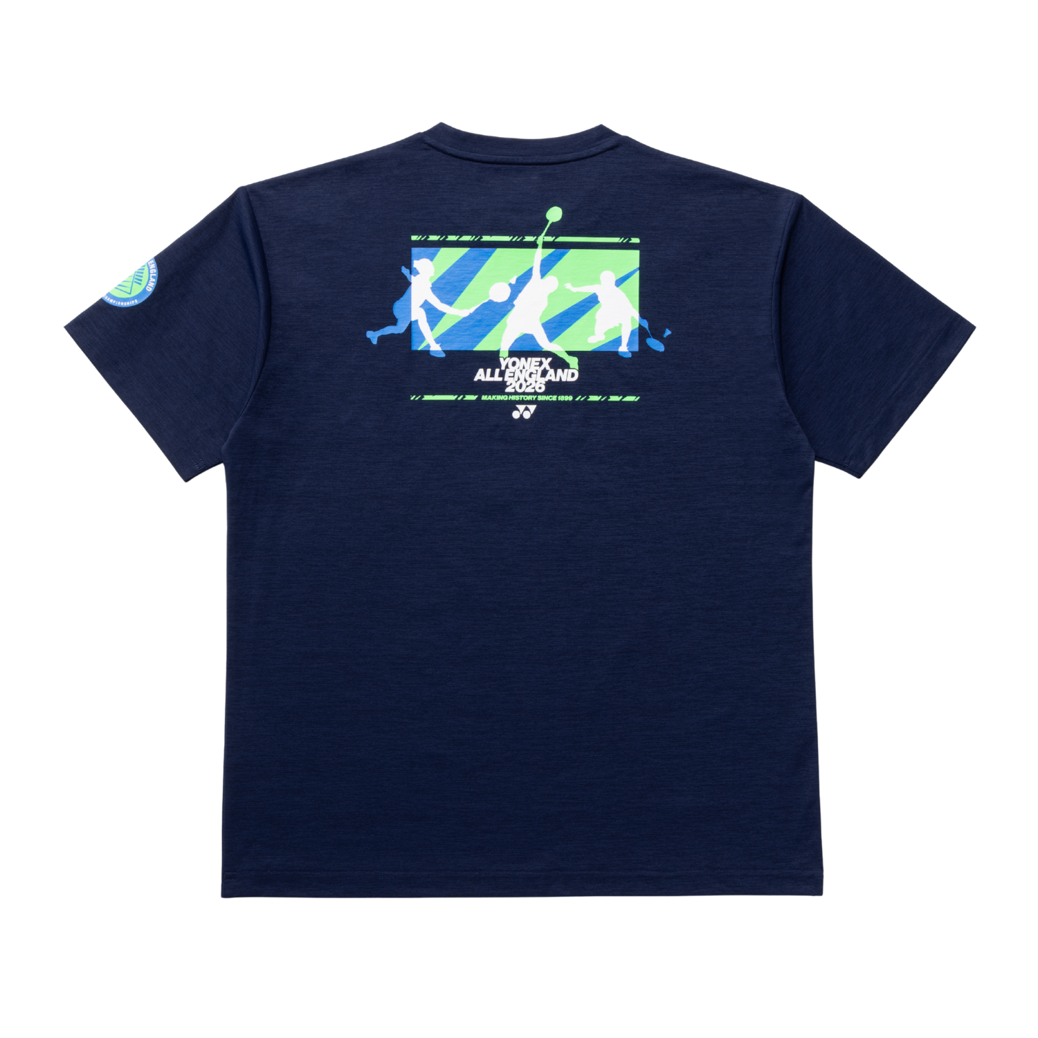 Yonex All England YOB26001EX Souvenir T-Shirt Unisex - Dark Navy Clothing Yonex