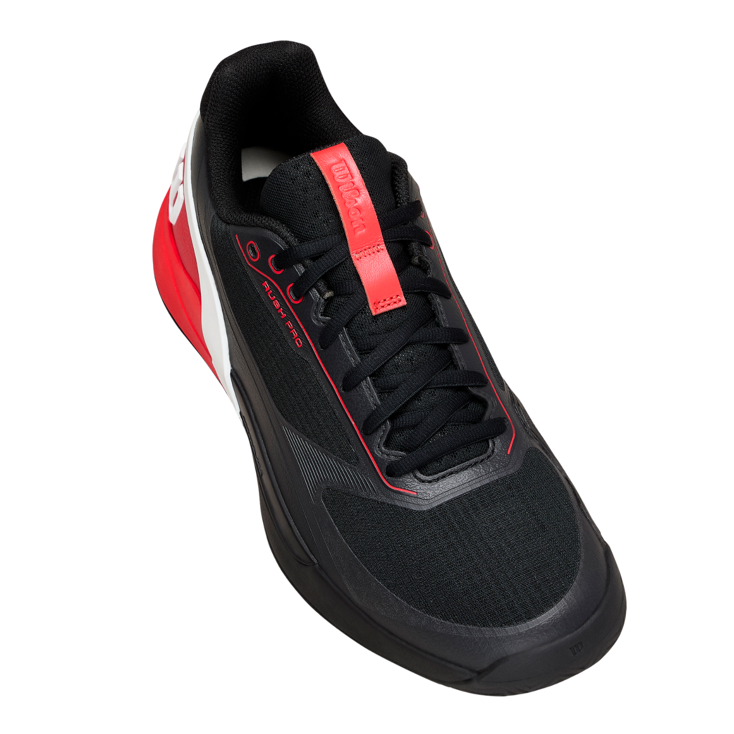 Wilson Rush Pro 5 Tennis Shoe Men - Black/Red Tennis Shoes Wilson