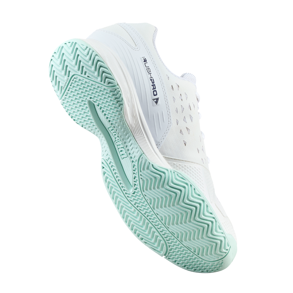 Wilson Rush Pro Ace Junior L Tennis Shoe, White/Bay/Skipper Blue, view 10