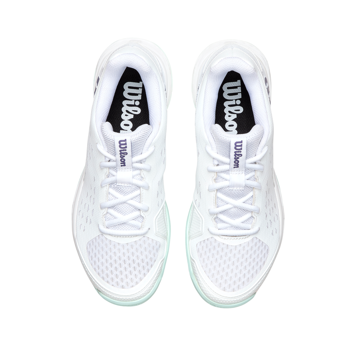 Wilson Rush Pro Ace Junior L Tennis Shoe - White/Bay/Skipper Blue Tennis Shoes Wilson