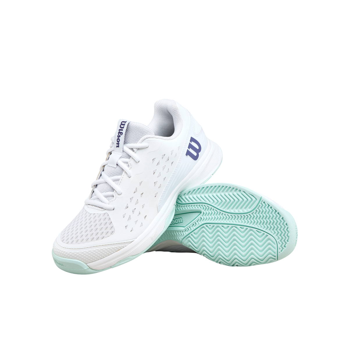 Wilson Rush Pro Ace Junior L Tennis Shoe, White/Bay/Skipper Blue, alternative view