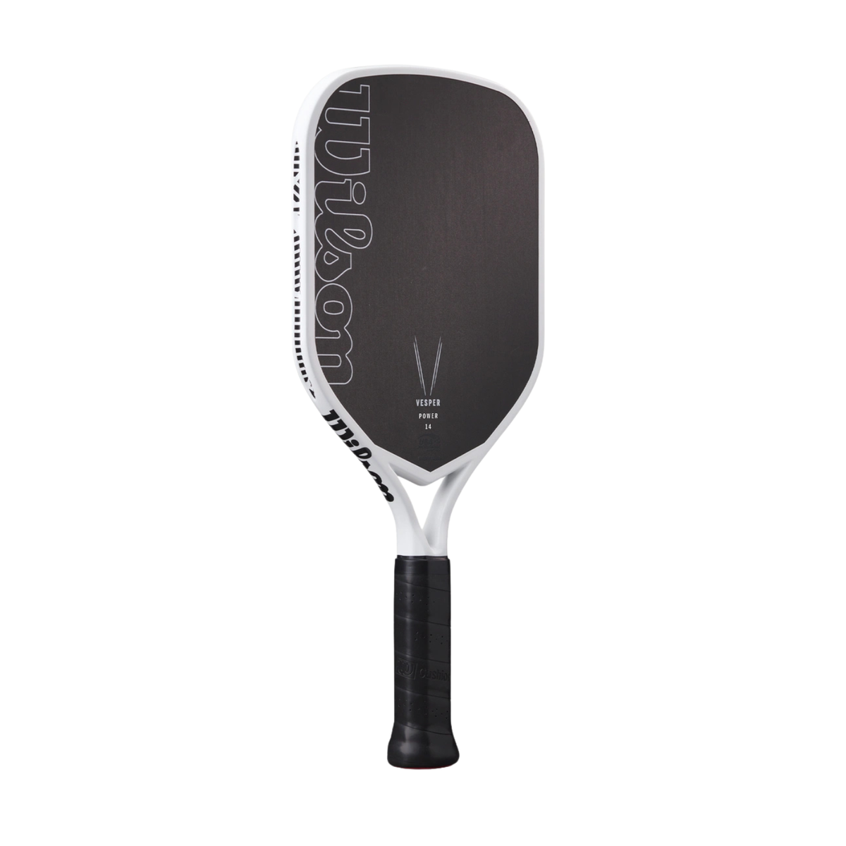 Wilson Vesper Power 14 V1 Pickleball Paddle, Black, side view