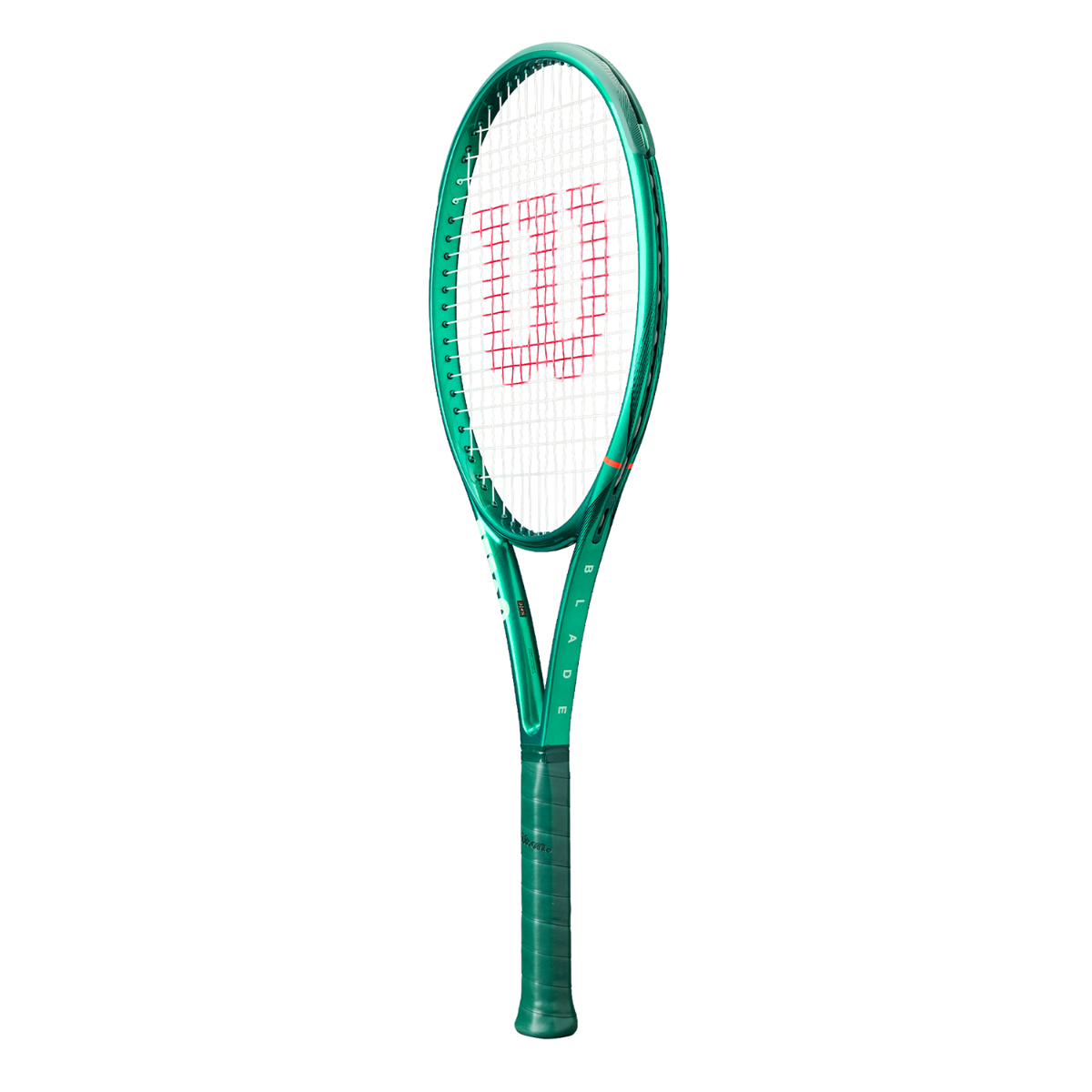 Wilson Blade 100 V10 2026 Tennis Racket, Green, back view