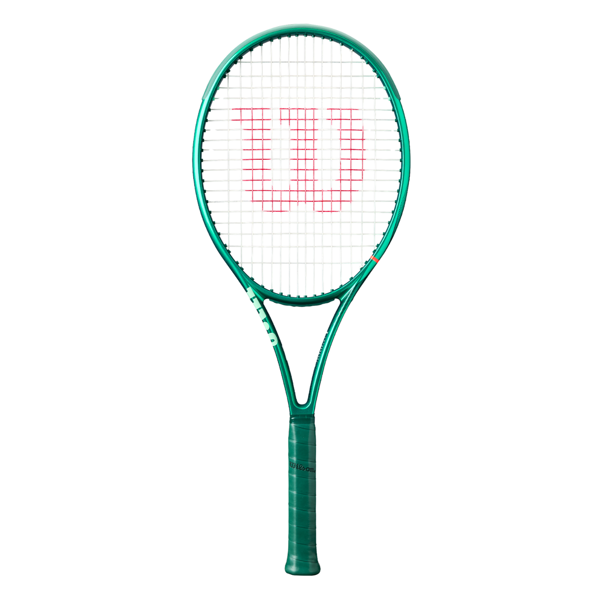 Wilson Blade 100 V10 2026 Tennis Racket, Green, front view