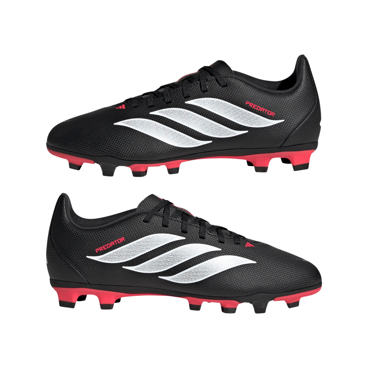 Adidas Predator Club FG/MG Junior - Black/White/Red shoes Adidas