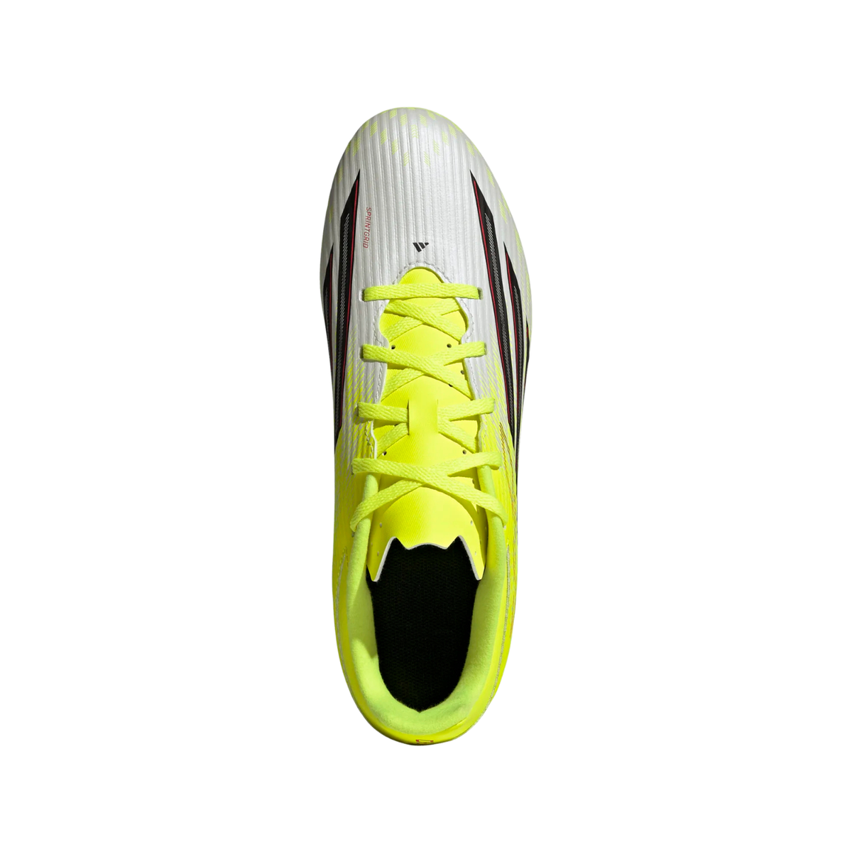 Adidas F50 Club FG/MG Football Boots, Yellow/Black/Red, alternative view