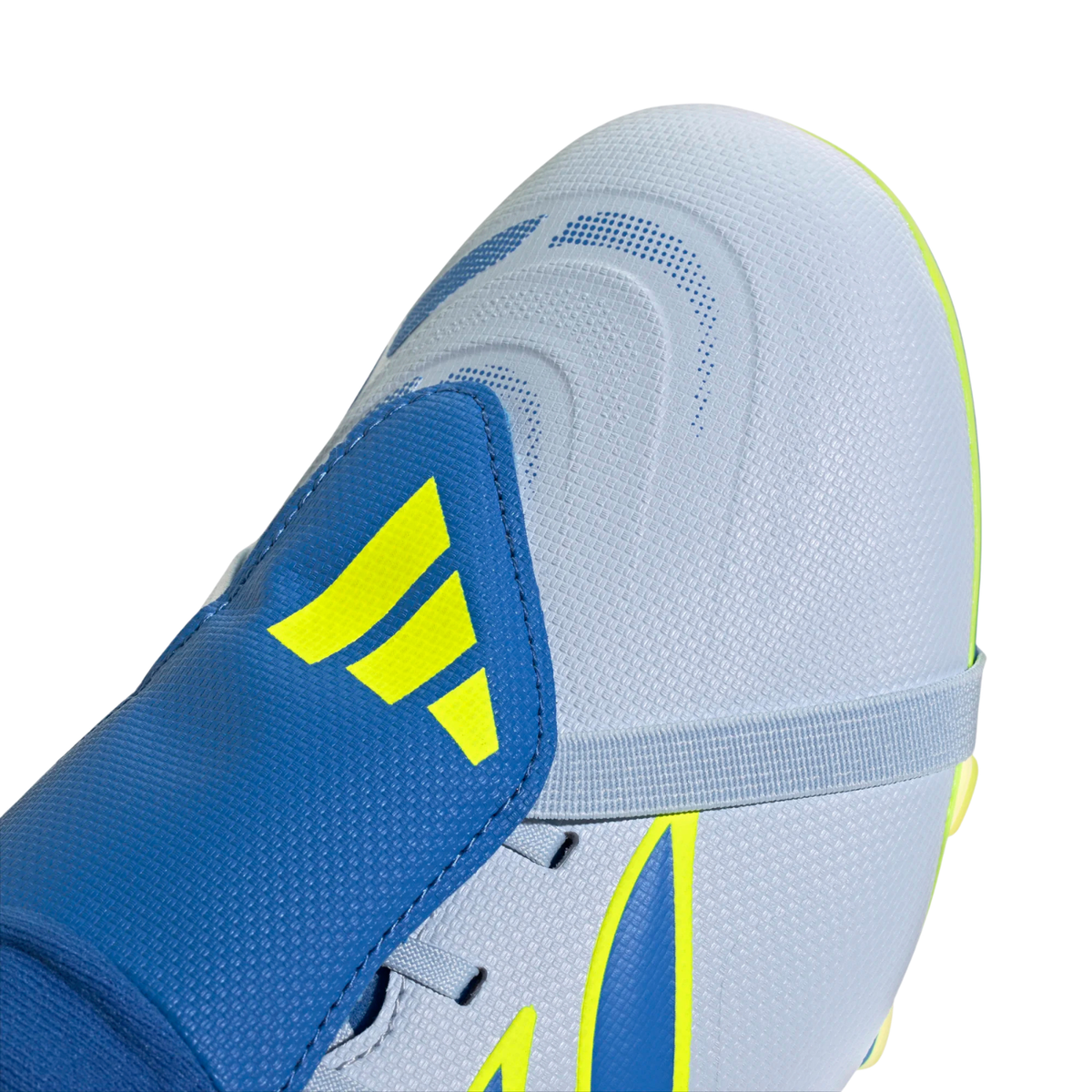 Adidas Predator Club FT FG Football Boots, Crystal Sky/Blue/yellow, view 11