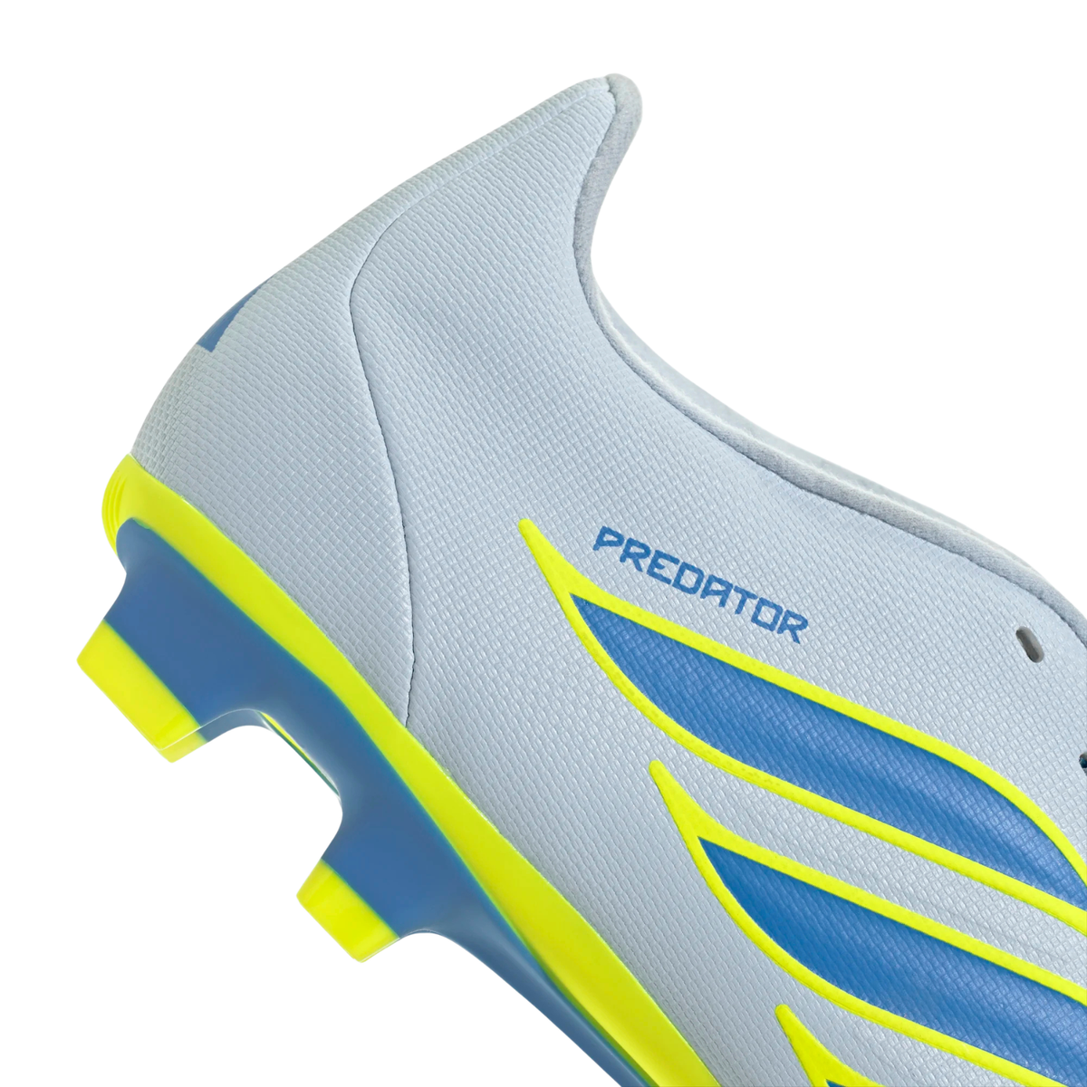 Adidas Predator Club FT FG Football Boots, Crystal Sky/Blue/yellow, view 10