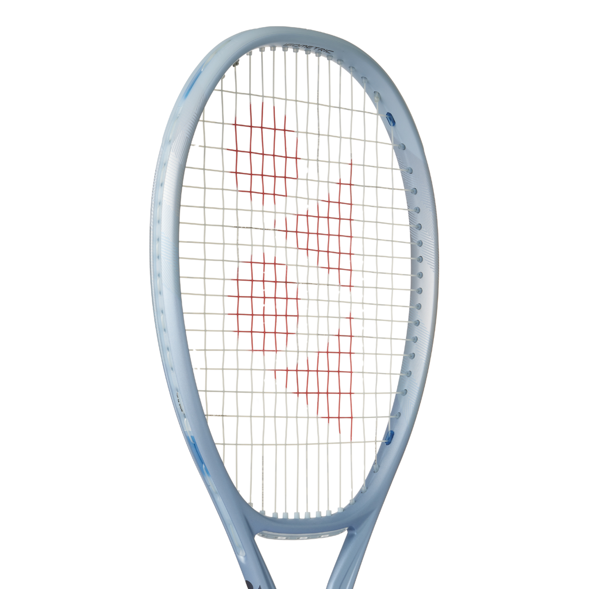 Yonex Muse 100 2026 Tennis Racket 295g, Pearl Silver, close-up detail