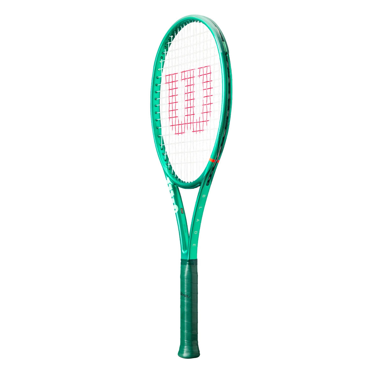 Wilson Blade 98S V10 2026 Tennis Racket, Green, back view