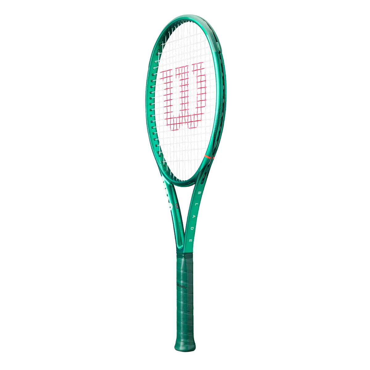 Wilson Blade 100L V10 2026 Tennis Racket, Green, side view