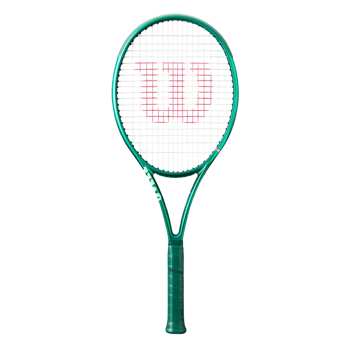 Wilson Blade 100L V10 2026 Tennis Racket, Green, front view